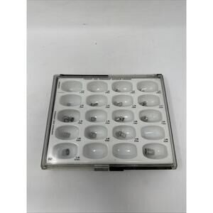 Secondary Dental Molar Mandibular Maxillary Aluminum Temporary Crowns